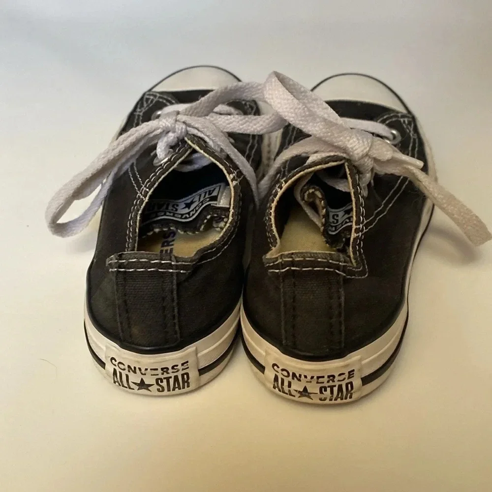 Converse Chuck Taylor All Star Lo Sneaker - Little Kid Black Youth Lace Up Shoes